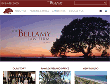 Tablet Screenshot of bellamylaw.com
